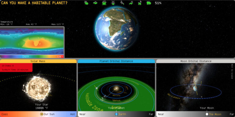 Goldilocks Zone Simulator